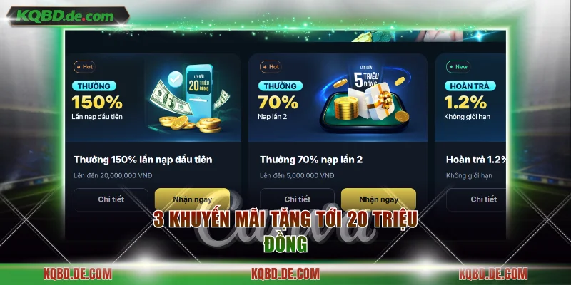 3 khuyến mãi tặng tới 20 triệu đồng